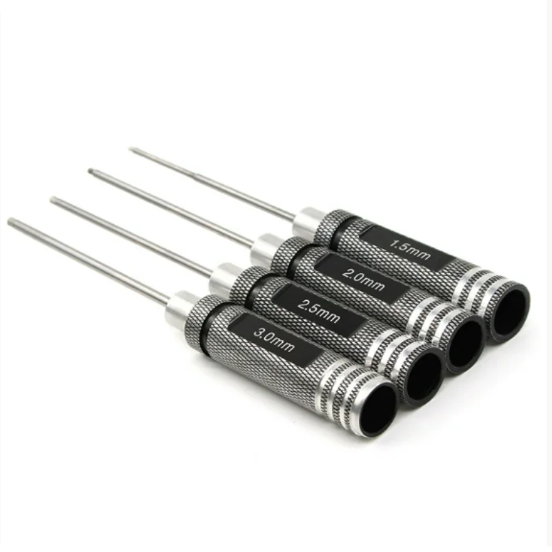 คุณภาพสูงไทเทเนียมไนไตรด์ TiNi Hex Driver ประแจไขควง 1 ชิ้น 1.5 มม./2 มม./2.5 มม./3.0 มม. สําหรับเฮลิคอปเตอร์ RC