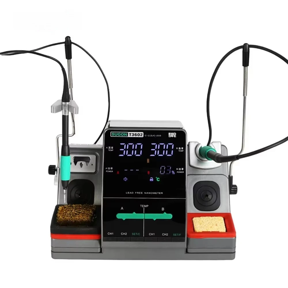 Soldering Station SUGON T3602 Heat Air Soldering Iron With Digital Display Welding Table Station for Phone Repair