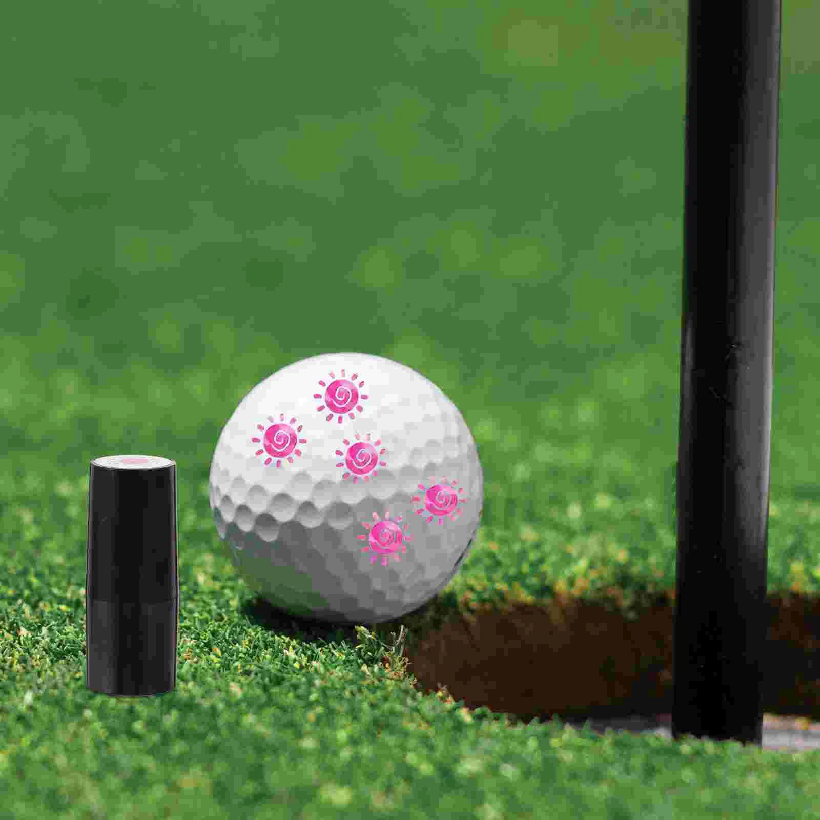 Tampon de balle de golf multifonctionnel, outil de tampon, joint de marqueur polyvalent, utile pour PP, AdTosfuchsia