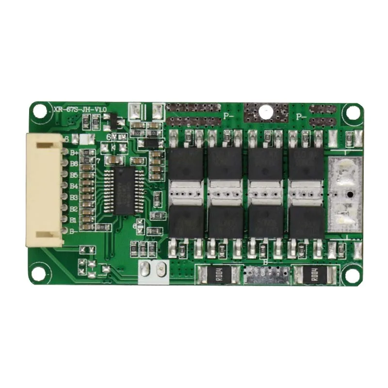 Zbalansowane BMS 7S 24V 18A 18650 płyta ochronna ładowania baterii litowej z zabezpieczeniem temperaturowym dla elektronarzędzia/Ebike