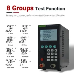 ET5406A+/ET5407A+ 200W 120V 180V 20A 30A Professional Programmable DC Electronic Load Tester 1mV/1mA Battery Tester for CC/CV