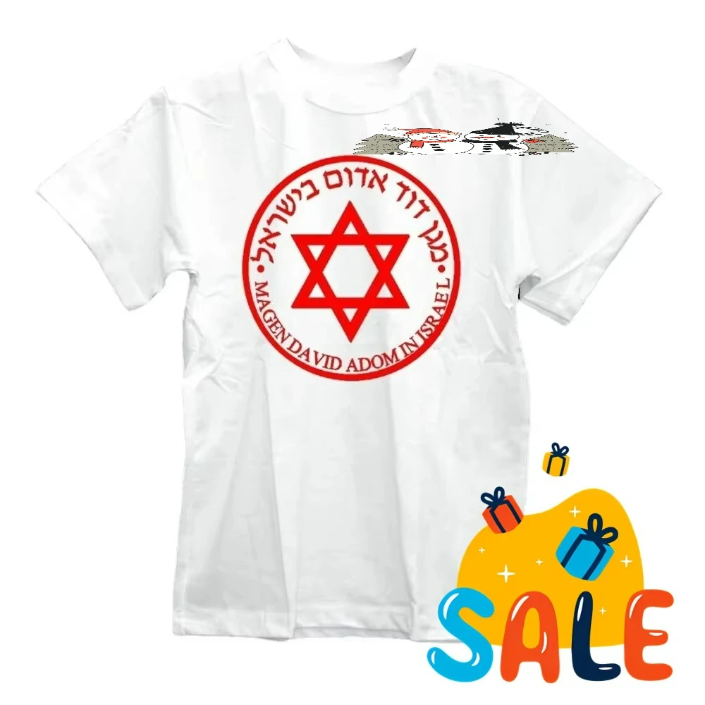 Israel Jewish Red David Star Emergency Medical Care Paramedic T-Shirt. Summer Cotton Short Sleeve O-Neck Unisex T Shirt S-3XL