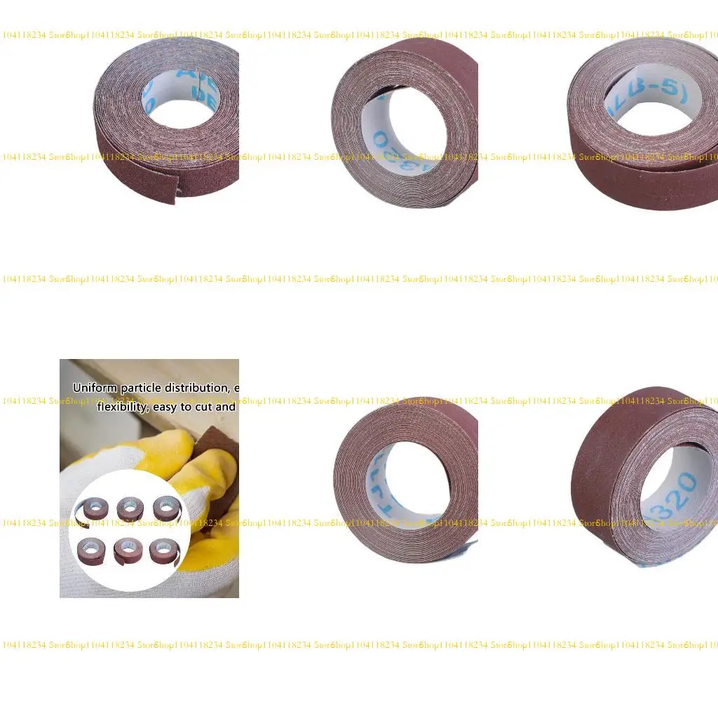 

P9FB Универсальность Emery Cloth Roll Round Randparte Roll, подходящее для восстановления мебели и снятия ржавчины.