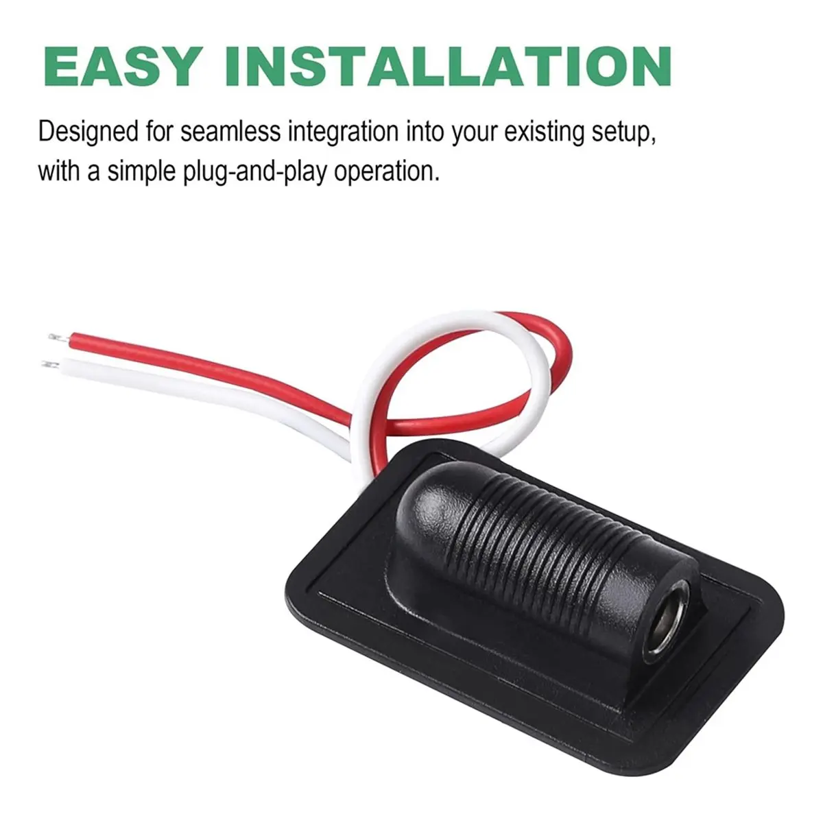 Promotion New 5521 with Cable Wired DC Power Female 5.5 X 2.1 mm DC Socket High Current All Female Power Plug 5521 Connector