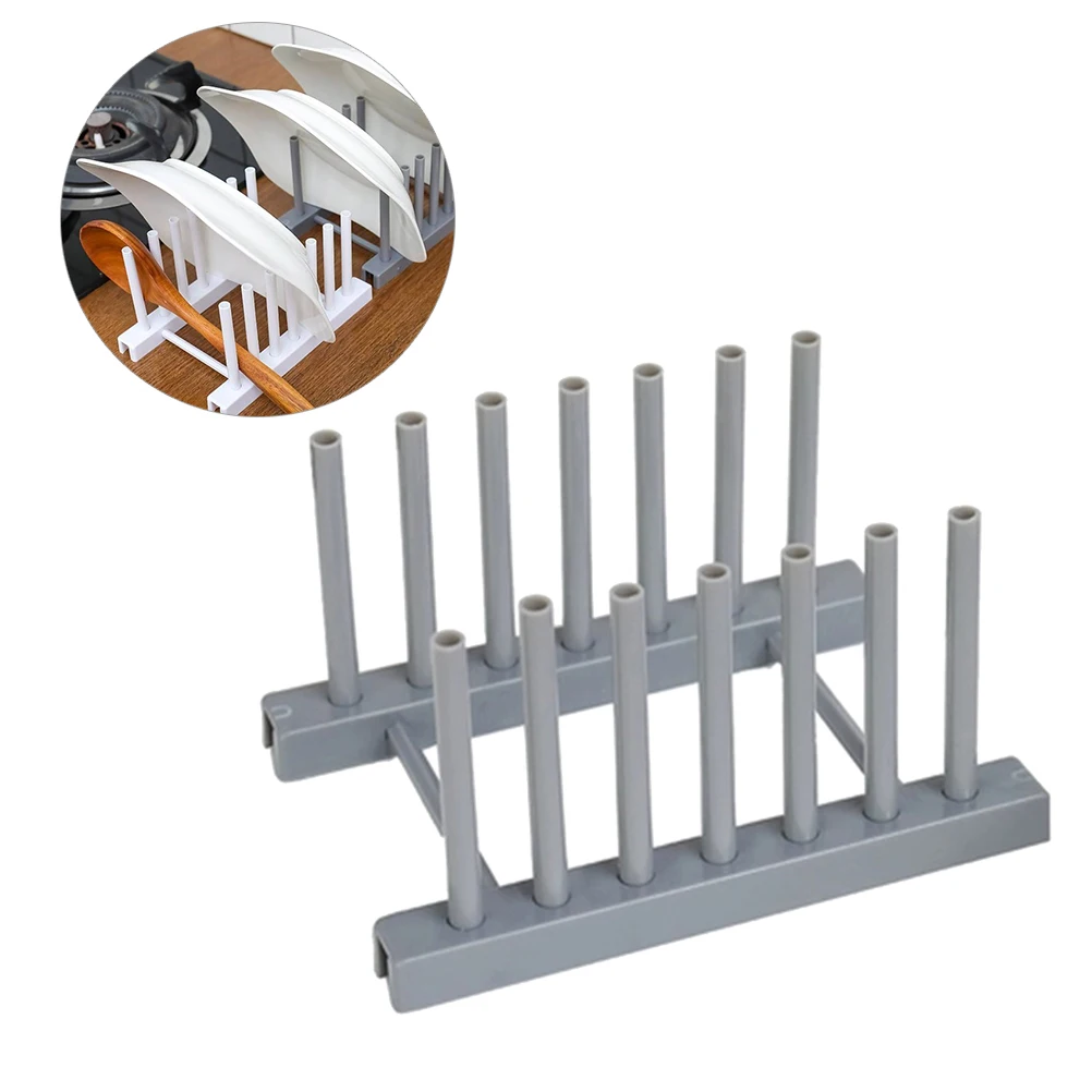 

Dish Organizer Kitchen Storage Rack Kitchen Storage Organizer Plate Cups Dish Rack Stand Grey Pot Pan Lids Saucers