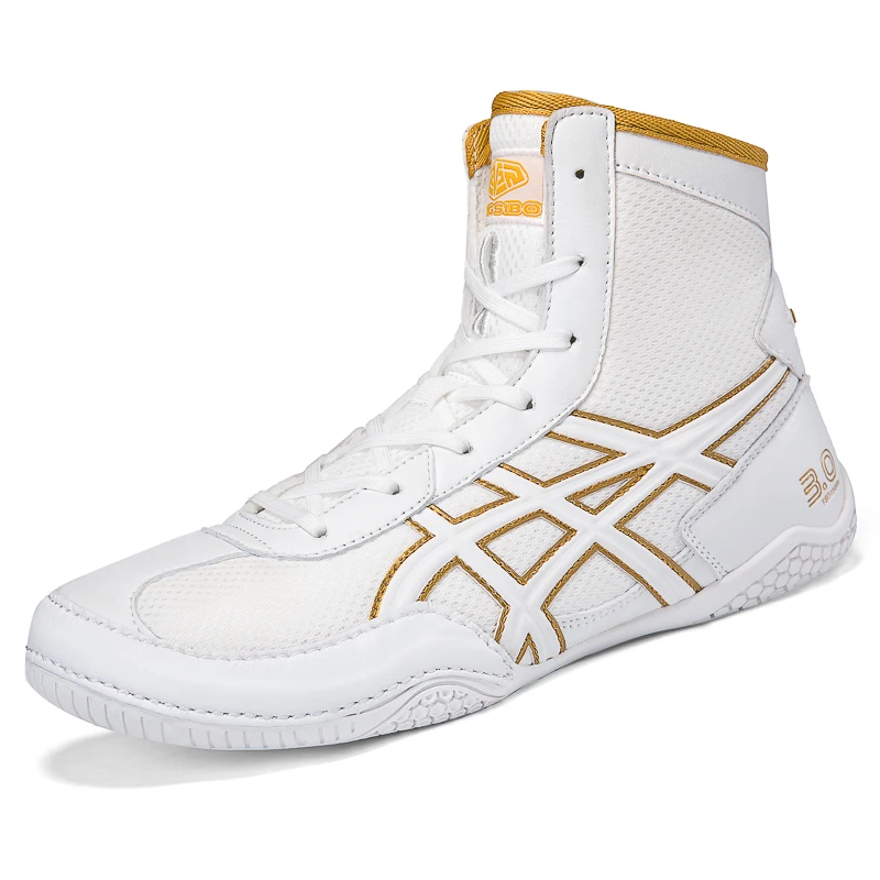 Boxing Shoes Breathable Mesh Non-slip Sole Lightweight Training Sneakers for Kickboxing Wrestling Combat Sports Size 31-47