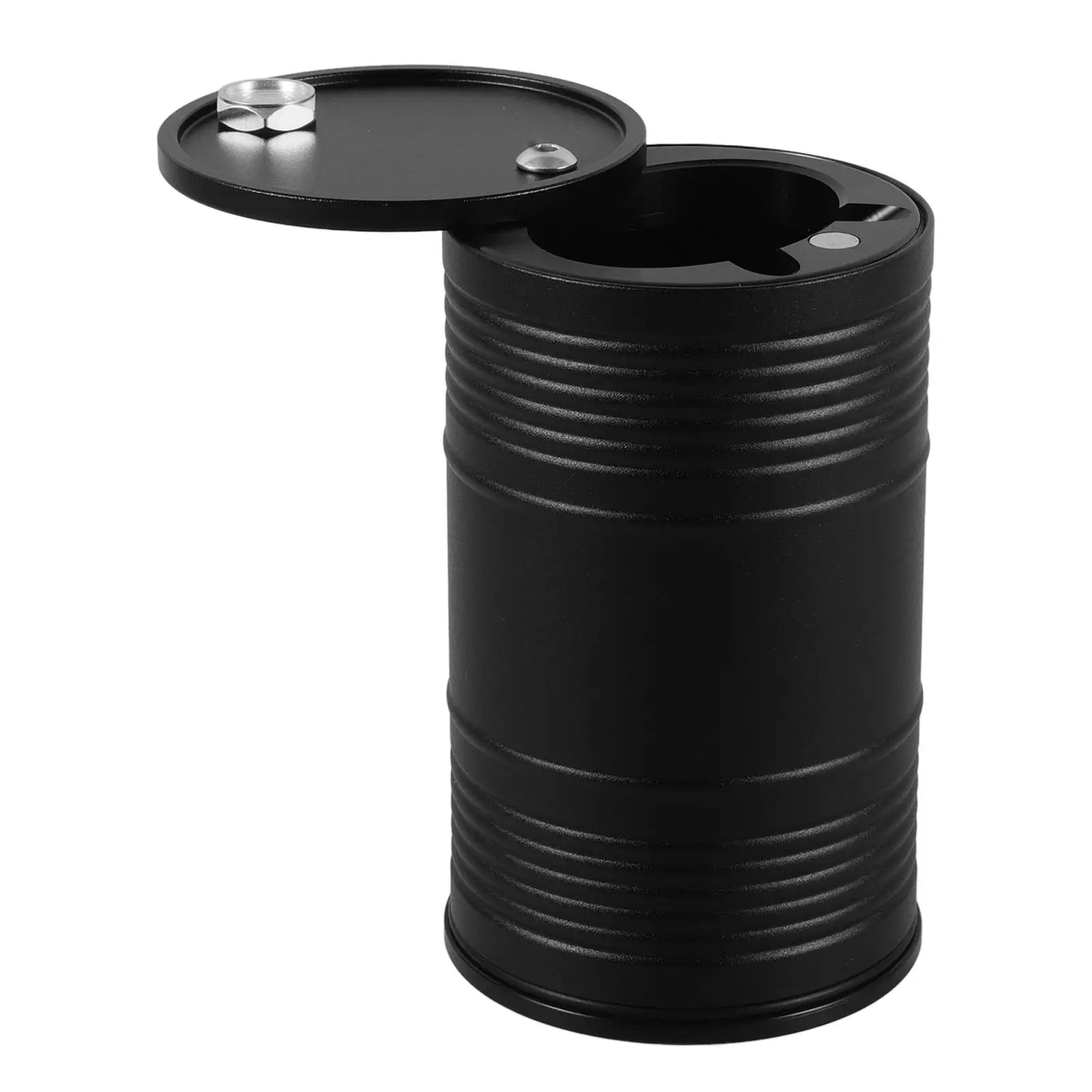 

Ashtray with Lid Smokeless Vintage Indoor Aluminum Alloy Trays Cute Travel for Home