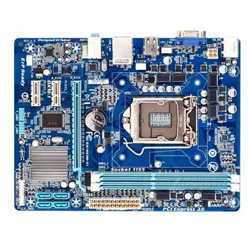 GA-H61M-S1 Desktop Motherboard For H61 Socket LGA 1155 i3 i5 i7 DDR3 16G uATX UEFI BIOS H61M-S1 Mainboard