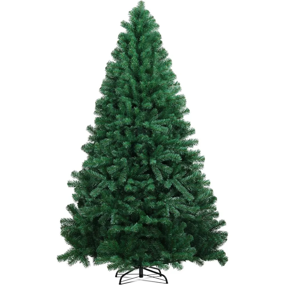 

6.5ft Christmas Tree, Premium Christmas Pine Tree with 1,000 Branch Tips, Artificial Christmas Tree with Metal Hinges, for Hom