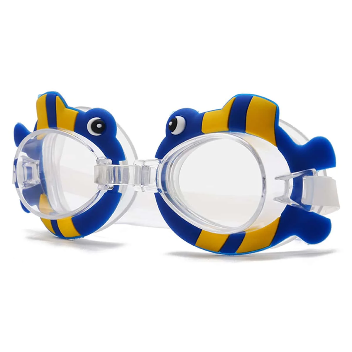 1PC cartoon children's swimming goggles for boys, girls, and babies, waterproof and anti fog high-definition