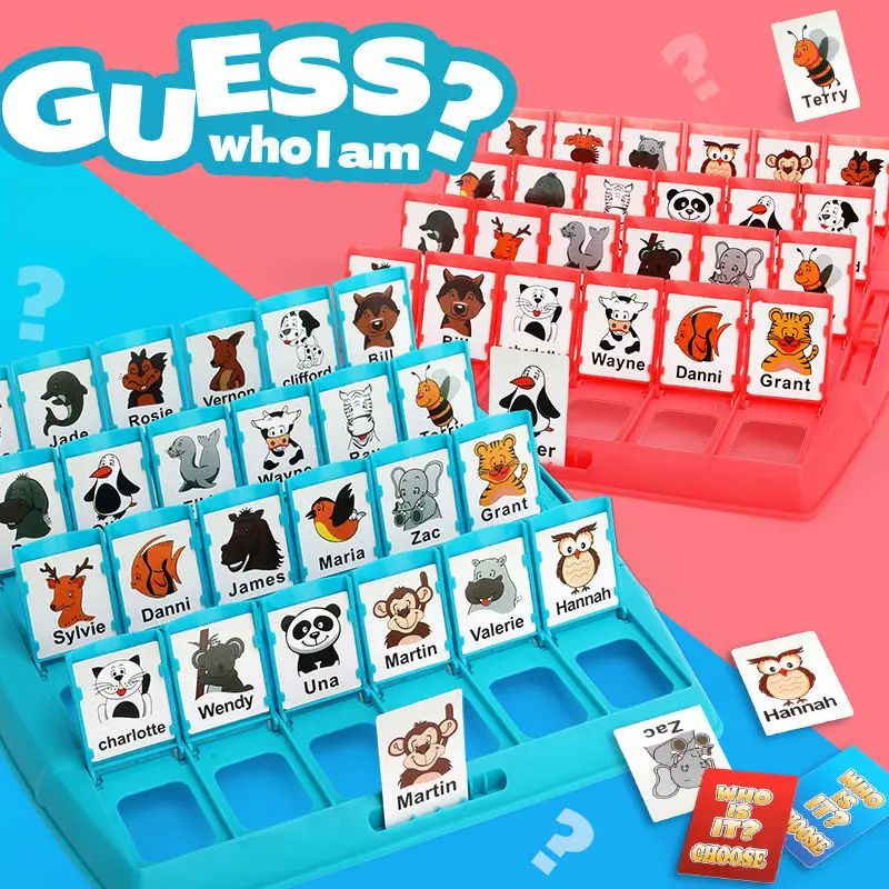 Guess Who I Am Board Game Toy Logical Reasoning Children's Parent-child Friend Interaction Game Puzzle Toys for Boy Girl Gifts image 2