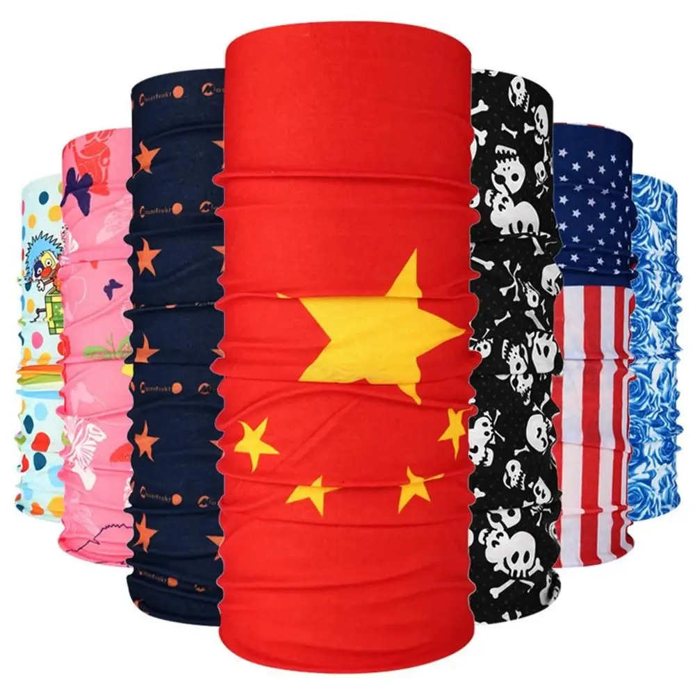 Climbing Hiking Shield Mask UV Protection Magic Neck Scarf Printing Cycling Scarfs Ski Fishing Headwear Windproof Headband