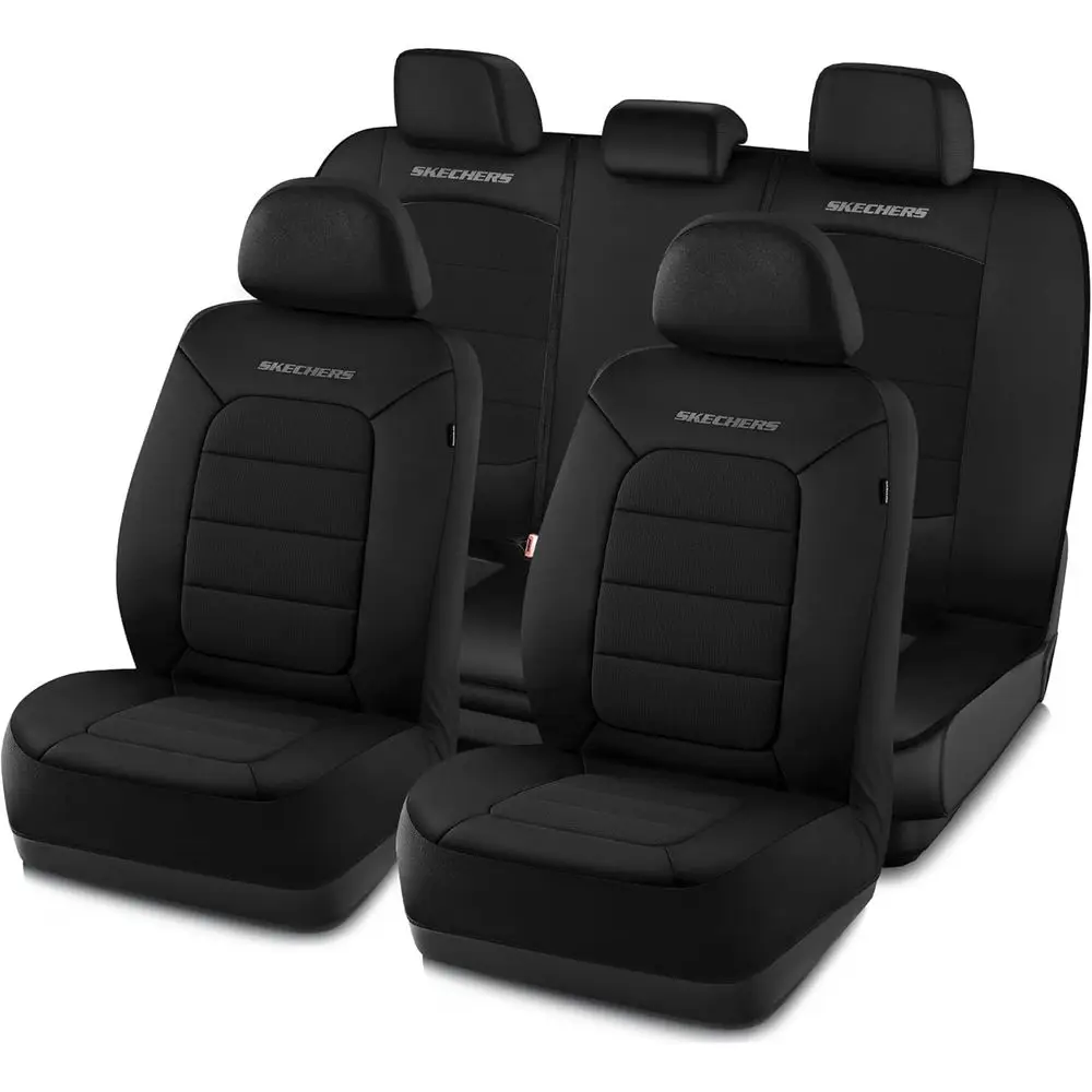 

Memory oam Seat Covers,Thick Cool Touch abric Car Seat Covers,Seat Cover ull Set Compatible,Automotive Comort Protection or Most