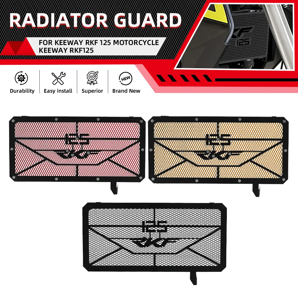 FOR Keeway RKF 125 Motorcycle Keeway RKF125 Motorcycle Aluminum Radiator Guard Grille Cooler Cooling Cover Protection RKF-125