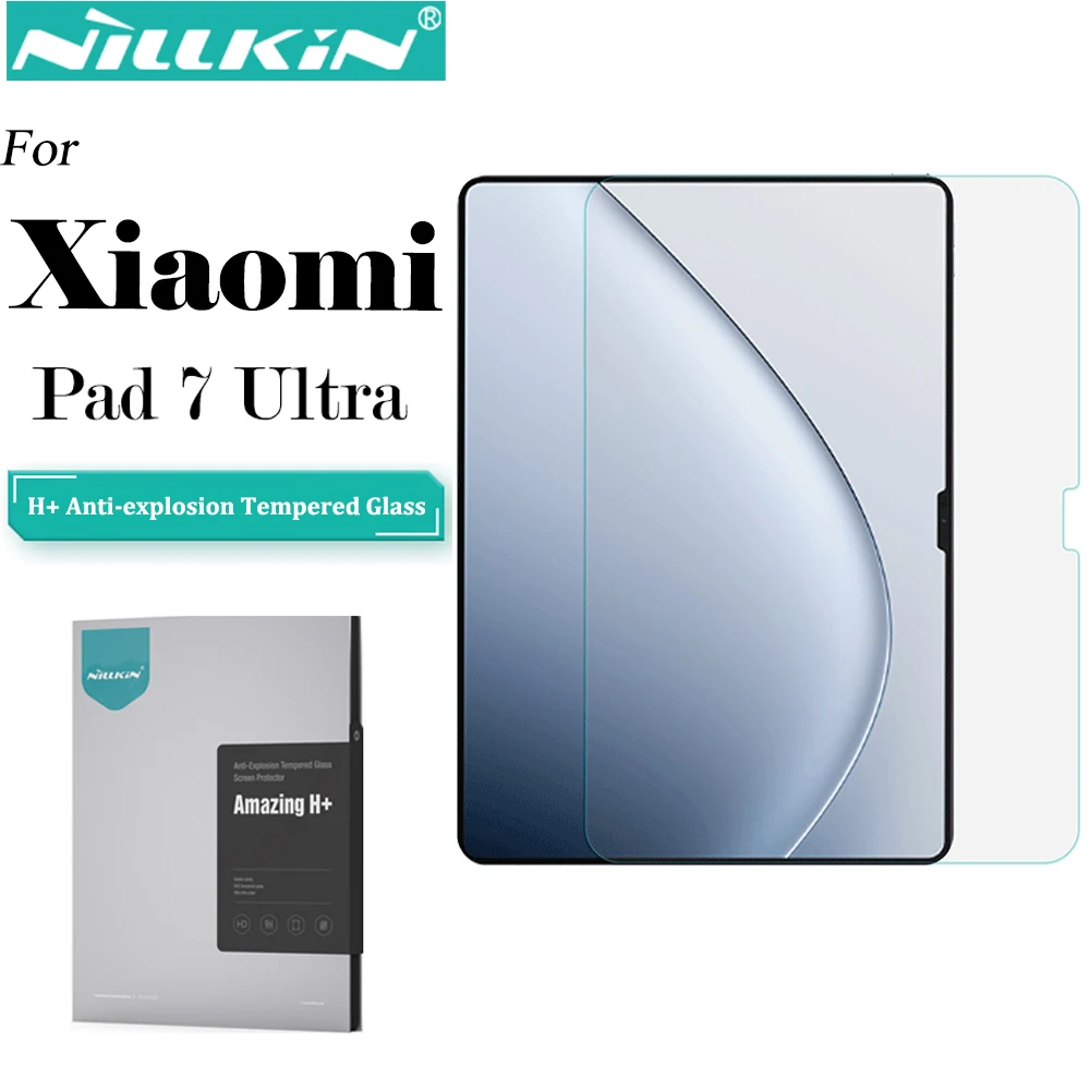 

Nillkin для Xiaomi Pad 7 Ultra Mi Pad 7 ultra H + Защитная пленка из прозрачного закаленного стекла, устойчивая к царапинам и простая в установке