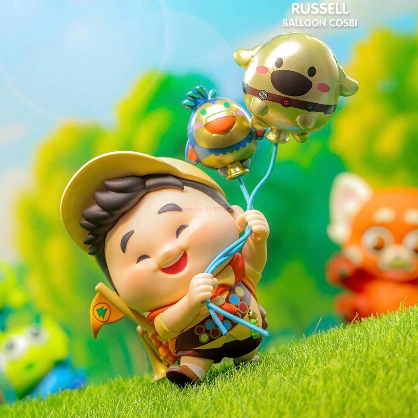 

Hot Toys Pixar Balloon Series Cosbaby Alien Mini Figure Blind Box Collectible Toy Story Desktop Decor Cute Doll for Fans Gift