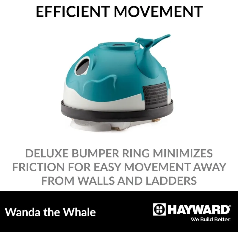 

Hayward W3900 Очиститель бассейна с надземным всасыванием Ванда Кит для бассейна любого размера (автоматический пылесос для бассейна)