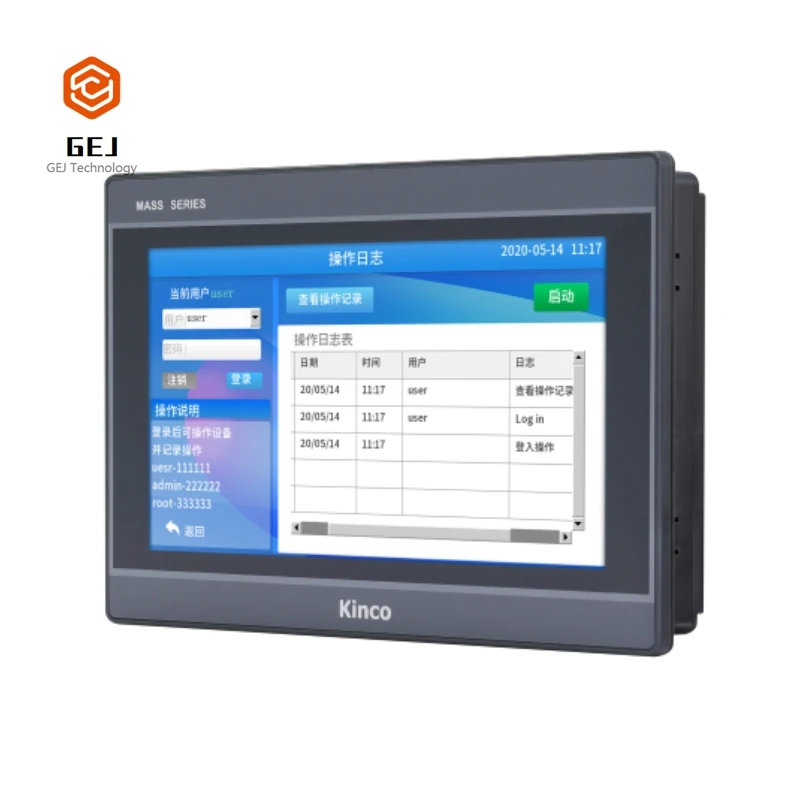 Kinco 10.1Inch Automation HMI M2100 M2100E Series 1024*600 Resolution Touch Screen