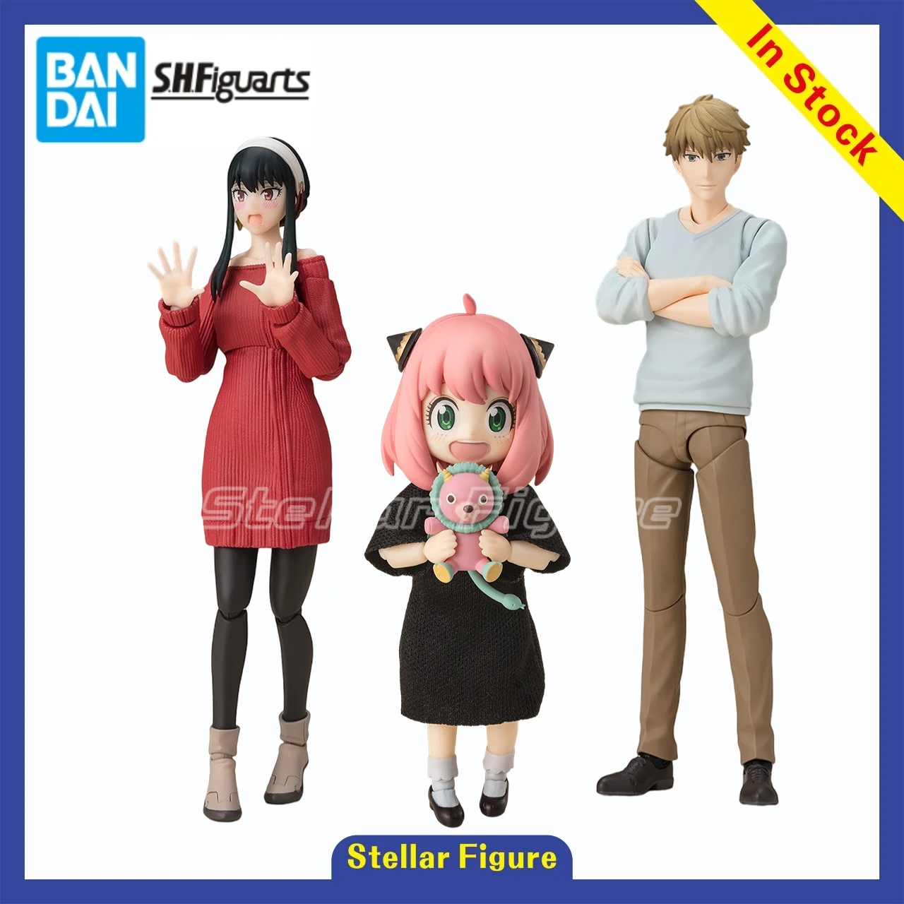 

【SF】В наличии BANDAI SPIRITS S.H.Figuarts SPY FAMILY YOR FORGER LOID FORGER ANYA FORGER Фигурки Аниме Модели