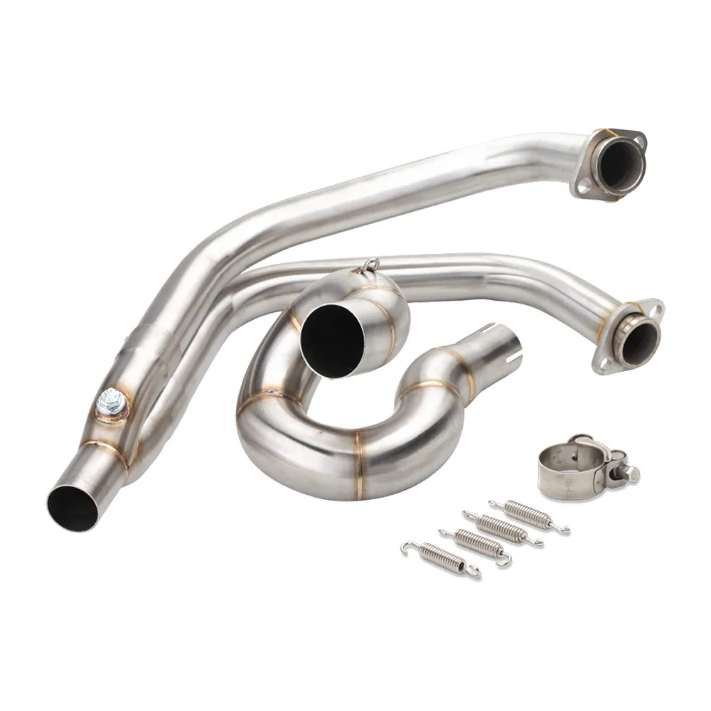 Für Kawasaki Z650 Ninja 650 2017-23 Auspuffanlage Krümmerrohr + Blauer Schalldämpfer Auspuffrohre – Detail 4