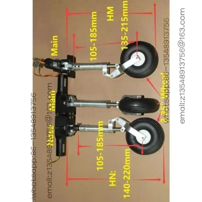 Remote Control Aircraft Accessories 125-215mm Single  Damping Shock Absorption Landing Gear Suitable for 3-6kg Spot Available