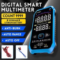 FNIRSI S1 Smart Digital Multimeter 9999 Counts AC DC Voltage Resistance Capacitance Diode NCV Hz Live Wire Color Display Tester