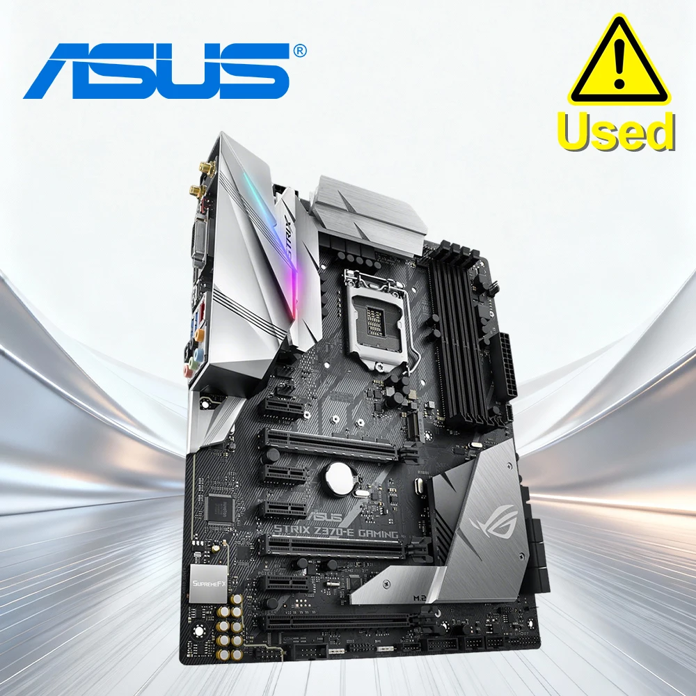 ASUS Republic of Gamers Strix Z370-E Gaming LGA1151 ATX Motherboard