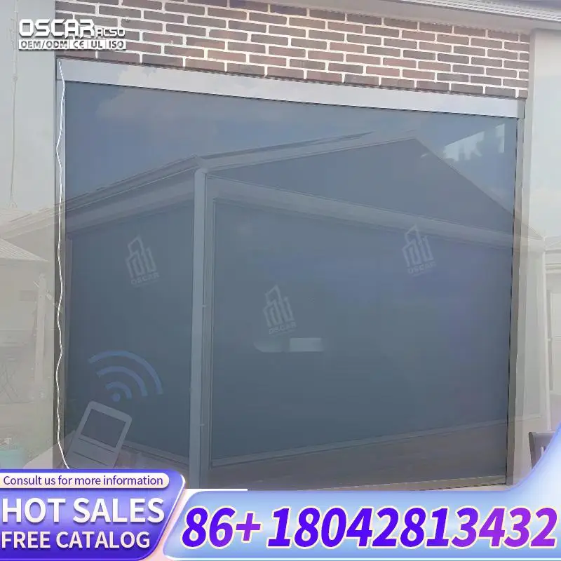 Electric Control HurricaneResistant Roller Shutter Rolling Door for Storm Shelters Balconies Garages Rolling shutter