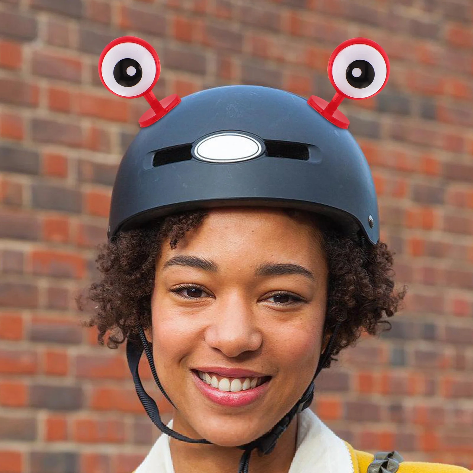 

6Pairs Eye Stickers Cute 3D Design Funny Motorcycle Decoration Universal Fit Motorcycle Accessories