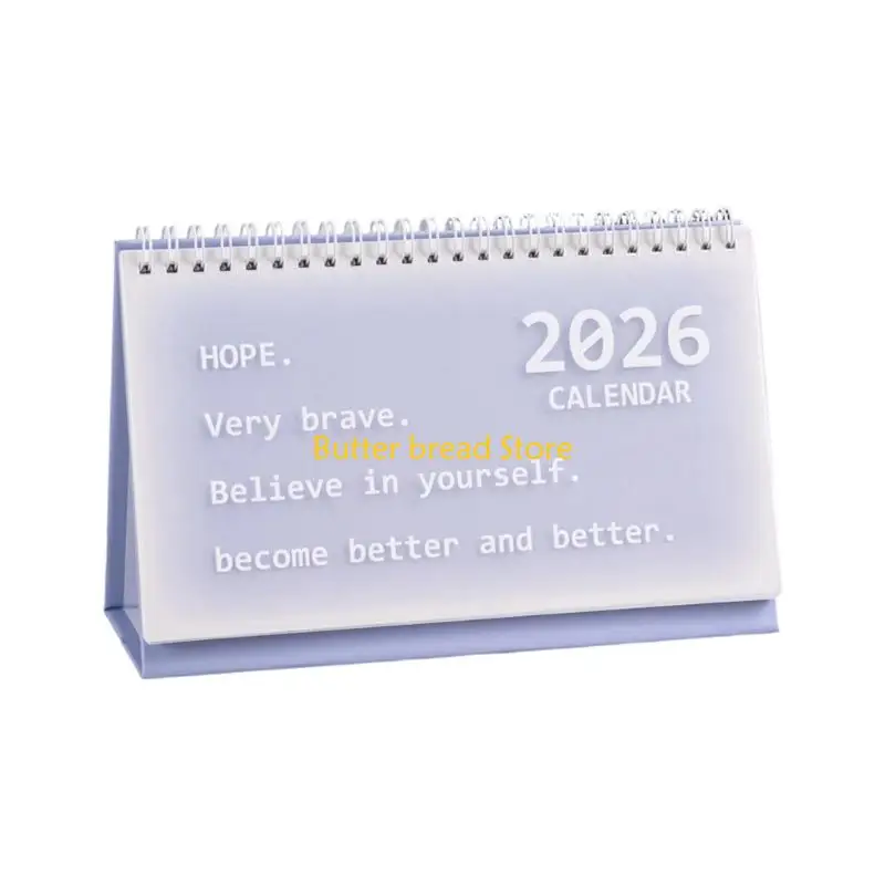 W89C 2026 Simple Desk Decorations Calendar Creative Desktop Decors Planner