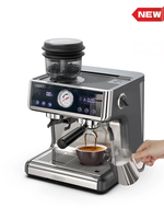 Hiinvasive W Tourists Bomicrophone System, Barista Pro, 20Bar, Bean to Espresso Self-Service Coffee Machine, H7A