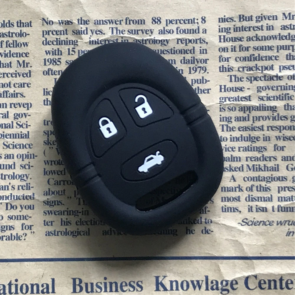 Simplifie sua gerenciamento de chave com capa de chave de silicone para Saab 93 95 Fob Remote Holder 3 botões Mantém suas chaves no pedido