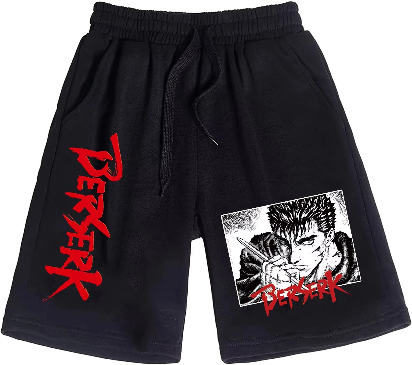 

Fashion New Summer Hot-selling Rage Animation Shorts Drawstring Printed Shorts Cool Animation Casual Jogging Shorts