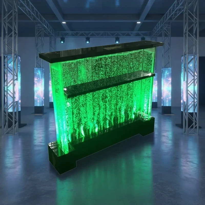 custom.Customise RGB Lighted Bubble Panel Commercial Bar Counters Wedding Events Acrylic Material/Wireless Remot