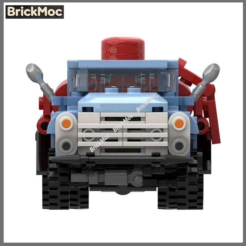 

Heavy Load ZIL 130 Tanker Truck MOC Bricks Set Simulation Industrial Transport Car Collector Display Toy