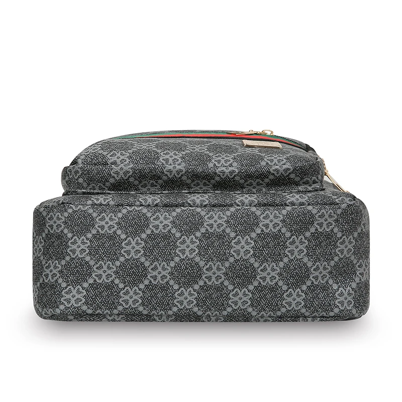 Vintage Pattern Multi-pocket Hand Crossbody Bag, Business Casual Commuter Shoulder Bag image 5