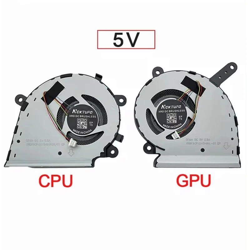 DC 5V New Laptop Cpu Gpu Fan For Asus ROG Strix G531 G531G G531GT G531GU/GD/GW FLLB 13NR01L0T01111 FLKJ