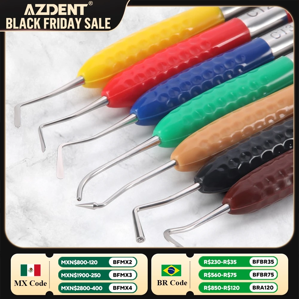 Dental Resin Filler Filled Restorative Instrument Kit AZDENT Aesthetic Restoration for Resin knife Dentistry Tool