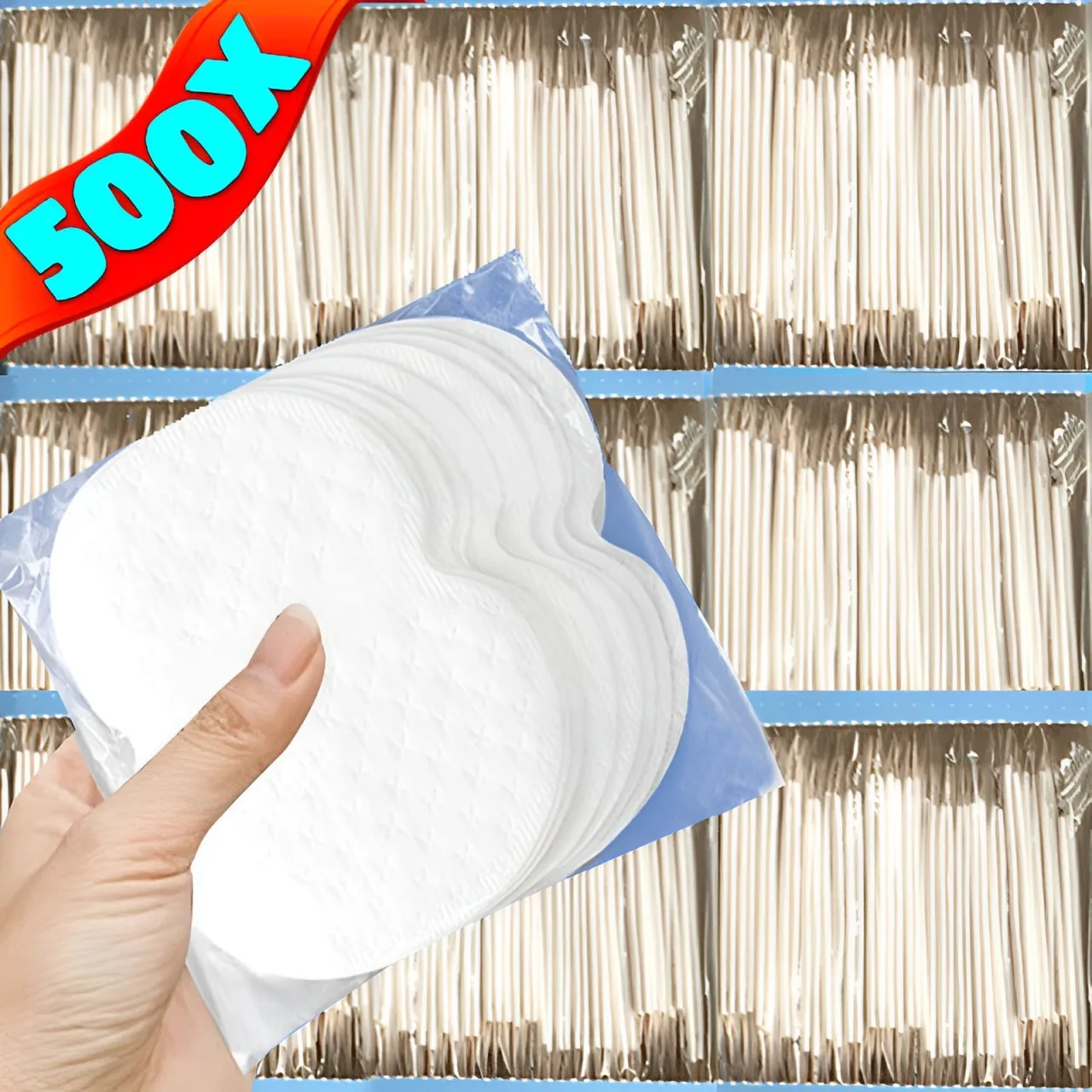 10/500Pcs Disposable Underarm Armpit Sweat Pads Sweat-absorbing Patch Summer Deodorants Non-woven Pads Breathable Ultra-thin