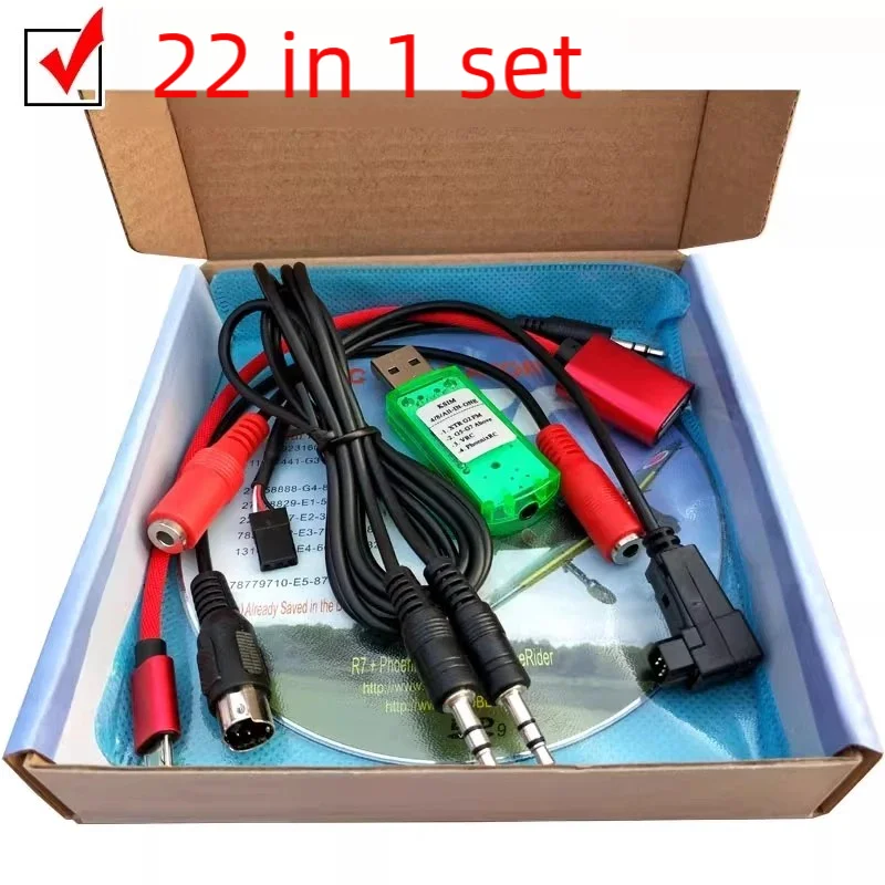 8 In 1 22 In 1 Wireless Wired RC Flight Phoenix Simulator Dongle For Freerider G7 Fixed Wing Phoenix 5.0M~2.0 XTR FMS Aerofly