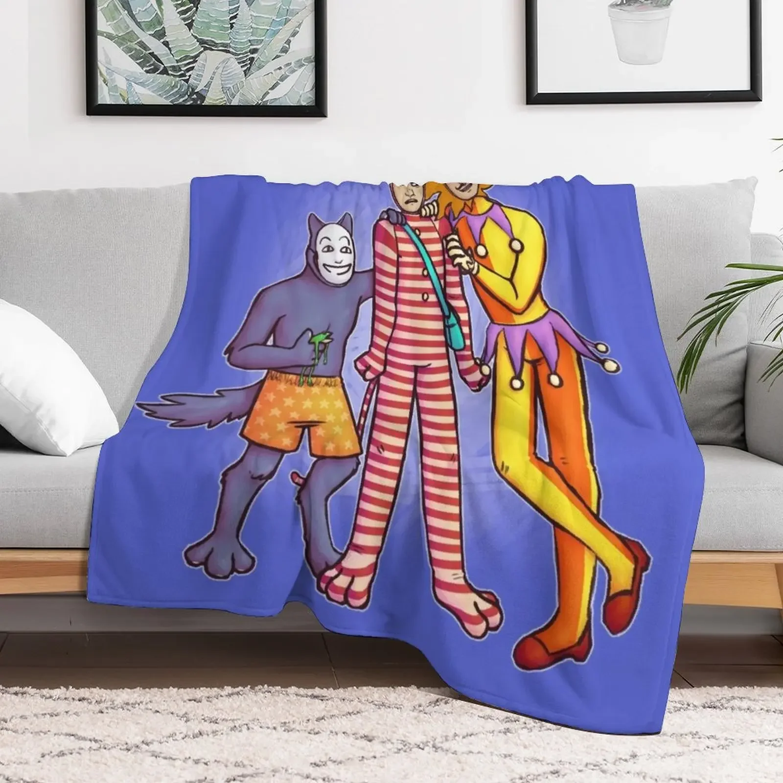 Poppee the Performer Throw Blanket Warm Plush Fuzzy Blanket for Living Room
