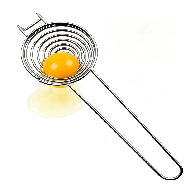 ~2Pcs Spring Manual Mixer Stainless Steel Egg Beater Honey Cream Mixer Baking Frother Kitchen Cooking Tool Egg Whisk Beater