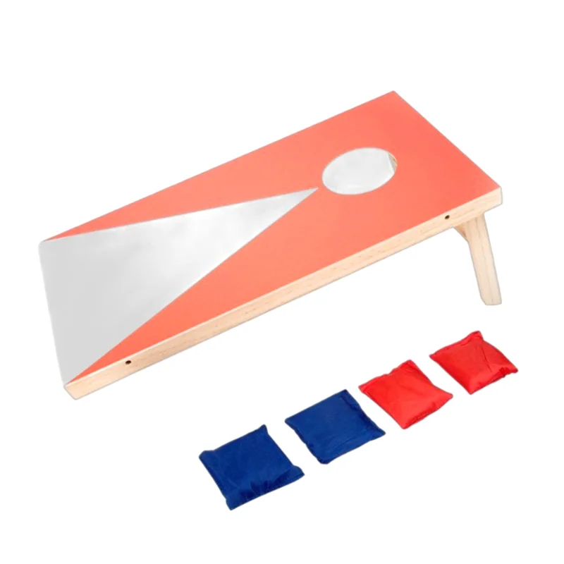

B06C-Игровой набор Cornhole с 4-мя погремушками — отлично подходит для игр в помещении и на открытом воздухе, идеальная игра с погремушкой для вашего ребенка