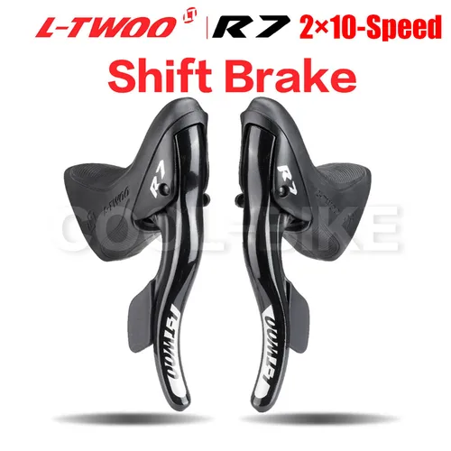Imagen 2 del producto LTWOO R9 2x1 0/R7 2x10/R5 2x9/R3 2x8/R2 2x7 velocidades palancas de cambios de bicicleta de carretera freno bicicleta de carretera Compatible con desviador shimano