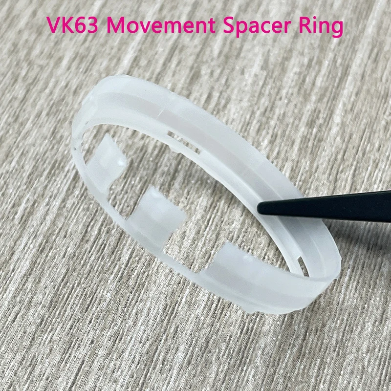 VK63 Movement Retaining Ring for Secure The Vk63 Movement Case Plastic Stent for VK63 Movement Holder Dial Watch Case Holder