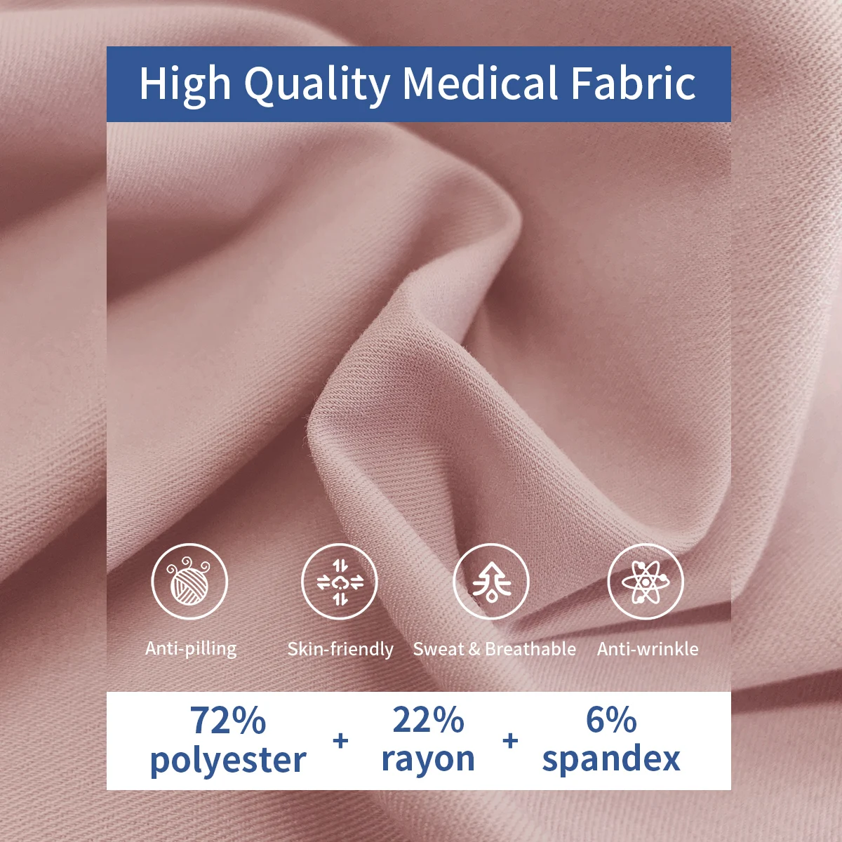 Uniformes de salão de beleza para mulheres Workwear para salão de beleza, casaco e calça terno, Spa Uniforme Pet Grooming Hospital, Zipper Neck Scrub Uniformes