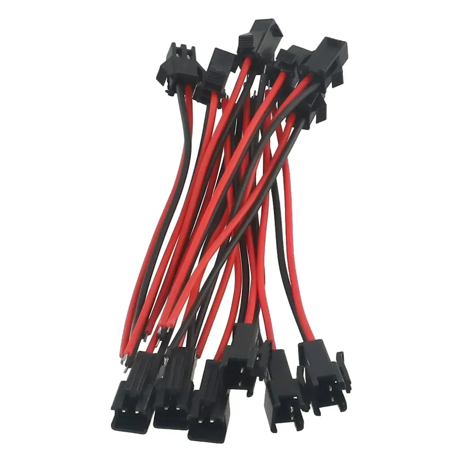 20pcs Male To Female SM Wire Terminal Connection Set, 10cm Copper Cable PVC Jacket, 300V Voltage Rating For Measurement Tool