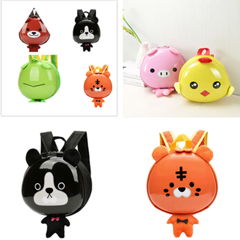 

Kids School Backpack Bright Color Cute Animal Design Ergonomic Shoulder Bag for Kindergarten Primary School Travel Outdoor