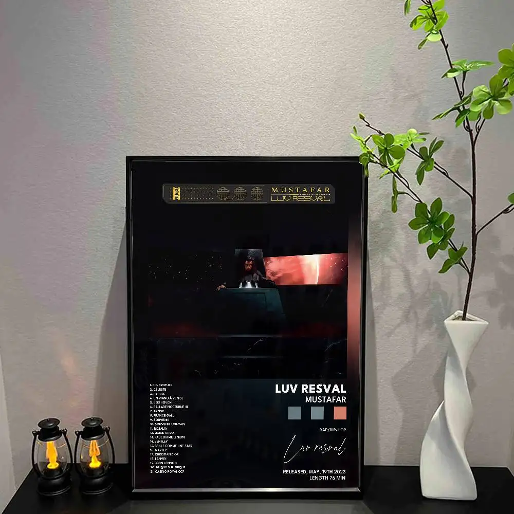 L-Luv R-Resval Poster Music Album Canvas Print Wall Art Room Decor Wall Art Print Home Decor 50X70 Room