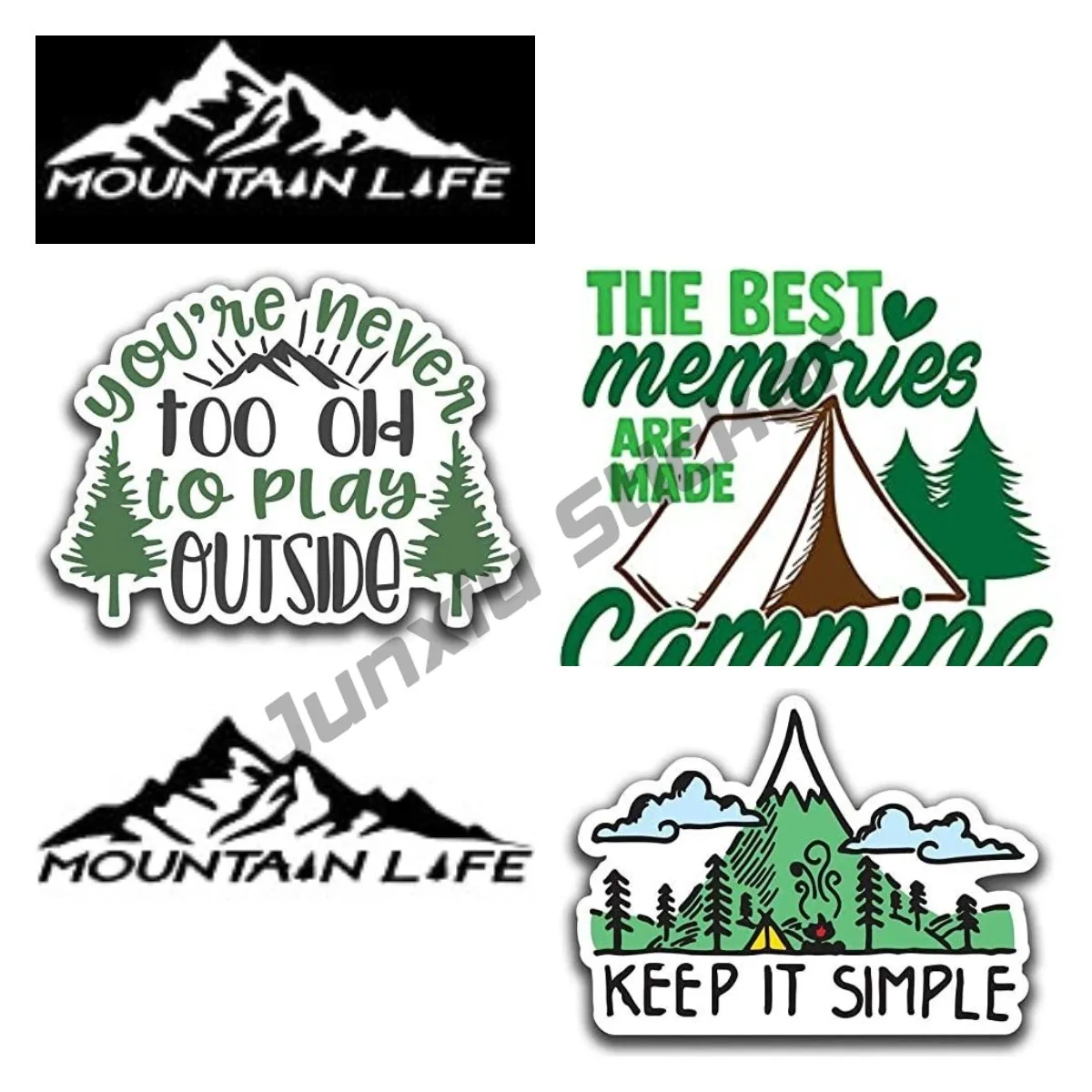 

The Mountains Are Calling Sticker/Decal Keep It Simple Mountain Forest Vinyl Decal Sticker Cars Trucks SUVs Walls Cups Laptops